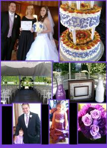 a festive heart weddiing