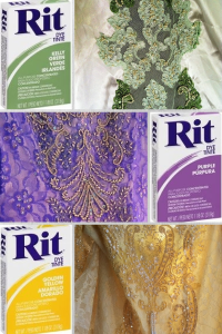 Rit dye wedding gowns